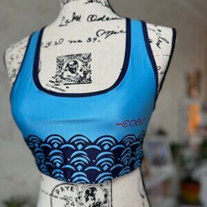 Coeur Women's Ocean Blue Crop Top